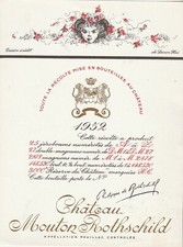 Etiquette chateau mouton d'occasion  Targon