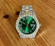 Mens iced watch for sale  MILTON KEYNES