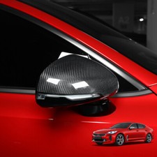 Tapas de espejos retrovisores de fibra de carbono real 2 piezas para Kia Stinger 2017-2023 segunda mano  Embacar hacia Mexico