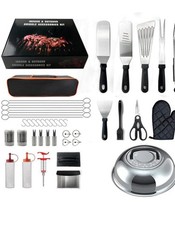 Kit de acessórios para chapa 45 peças para churrasqueira ao ar livre churrasqueira comprar usado  Enviando para Brazil