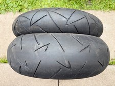 Pair motorcycle tyres for sale  CREWE