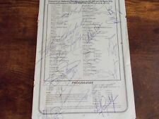 Multi signed 1978 for sale  COLCHESTER