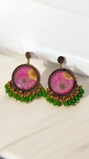 Handmade resin jhumka for sale  MORDEN