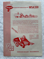 Welger presse wsa gebraucht kaufen  Homberg (Efze)