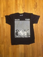 Camiseta IDLES Love Is The Fing 2024 Official Tour Merch tamanho grande, usado comprar usado  Enviando para Brazil