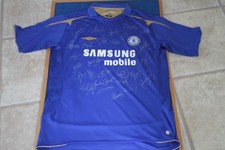 (946) CAMISA CHELSEA FC ASSINADA SAMSUNG MOBLIE TEMPORADA 2005/06   , usado comprar usado  Enviando para Brazil