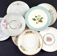 Vintage mismatched saucers for sale  Gaines