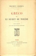 Greco secret tolède d'occasion  Hennebont