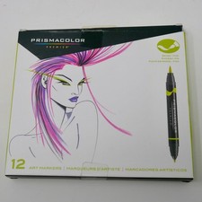 Usado, Marcadores de arte Prismacolor Premier ponta dupla fina e ponta de pincel contagem 12 NOVO comprar usado  Enviando para Brazil