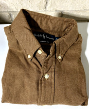 Pônei masculino Ralph Lauren flanela algodão marrom ajuste clássico Houndstooth médio comprar usado Pônei masculino Ralph Lauren flanela algodão marrom ajuste clássico Houndstooth médio comprar usado  Enviando para Brazil