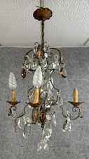 Lustre venitien pampilles d'occasion  Étang-sur-Arroux