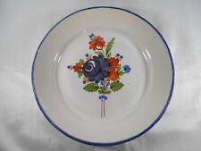 Assiette floral faience d'occasion  Saint-Calais