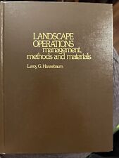 Landscape Operations: Management, Methods, and Materials by Leroy G Hannebaum A2 segunda mano  Embacar hacia Mexico