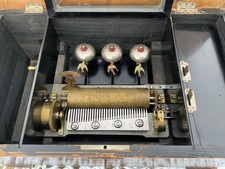 Antique swiss cylinder for sale  CULLOMPTON