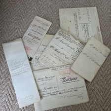 Antique vellum documents for sale  WHITSTABLE