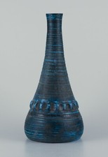 Usado, Cerâmica francesa. Vaso de piso de cerâmica exclusivo. Estilo modernista. Esmalte Azure. comprar usado  Enviando para Brazil