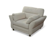Large armchair white for sale  CHORLEY