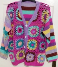 Handmade crochet cardigan for sale  SOUTHAMPTON
