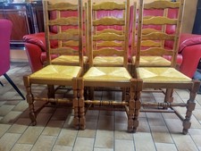 Chaises couleur paille d'occasion  Cavaillon