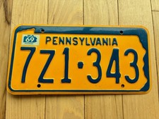 1969 pennsylvania license for sale  Tacoma