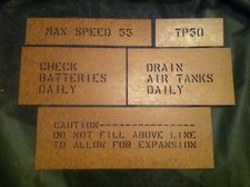 M35a2 oilboard stencil for sale  Colchester