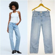 Jeans reto Madewell baixo pendurado azul lavagem tamanho 26 comprar usado  Enviando para Brazil
