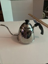 Chaleira de chá de aço inoxidável-década de 1970-Vintage- comprar usado  Enviando para Brazil