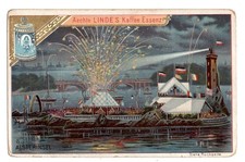 Sammelkarte Linde Kaffee-Essenz ~1900 • Alsterinsel Hamburg • selten comprar usado  Enviando para Brazil