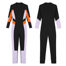 Macacão de mergulho feminino peça única roupa de banho corpo inteiro atividades elástico comprar usado  Enviando para Brazil