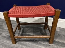 Vintage red footstool for sale  HAVERFORDWEST