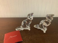 Chats cristal baccarat d'occasion  Baccarat