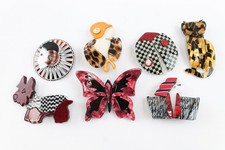 Plastic brooches cat for sale  LEEDS