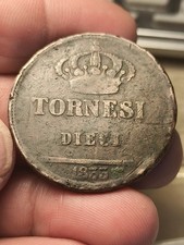 Napoli tornesi 1833 usato  Roma