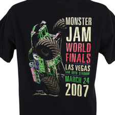 Camiseta Masculina Vintage Grave Digger Tamanho Pequeno Preta Y2K Monster Jam World Finals comprar usado  Enviando para Brazil