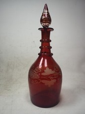 Antique cranberry ruby for sale  STOKE-ON-TRENT