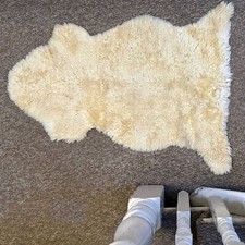 Cream sheepskin liner for sale  LONDON