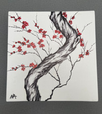 plum red blossom canvas for sale plum red blossom canvas for sale Houston