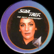 STAR TREK THE NEXT GENERATION, DEANNA TROY, STARTDISC POG MILK CAP, # 52 comprar usado  Enviando para Brazil