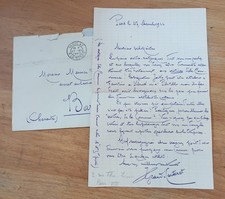 Handwritten letter signed d'occasion  Expédié en Belgium