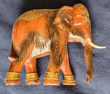 Holz elefant schnitzerei gebraucht kaufen  Mannheim
