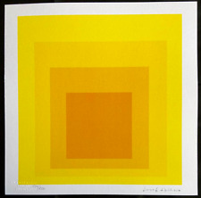 Josef albers litografia usato  Roma