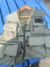 Simms fishing gilet for sale  AMMANFORD