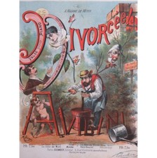Piano Vicini Antonio Divorcee Waltz ca1884, usado comprar usado  Enviando para Brazil