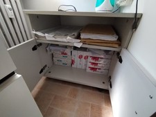 Armadietto grigio chiaro usato  Torino