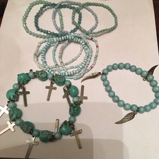Armbänder konvolut türkis gebraucht kaufen  Löchgau
