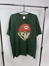 Camiseta Nintendo Mario masculina tamanho L verde vintage Y2K 2007 comprar usado  Enviando para Brazil