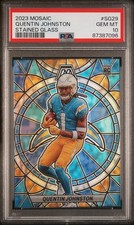 Usado, 2023 Panini Mosaico - Vitral Quentin Johnston #SG-29 (RC) PSA 10 RC SSP! comprar usado Usado, 2023 Panini Mosaico - Vitral Quentin Johnston #SG-29 (RC) PSA 10 RC SSP! comprar usado  Enviando para Brazil