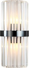 Crystal wall sconce for sale  SALFORD