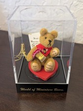 Vintage Artesanal Miniatura Casa de Bonecas Urso 1996 Mel Beck Wheeler Theresas Bear comprar usado  Enviando para Brazil