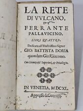 Usado, Piccola Seicentina in pergamena LA RETE DI VULCANO 1640 Ferrante Pallavicino comprar usado  Enviando para Brazil